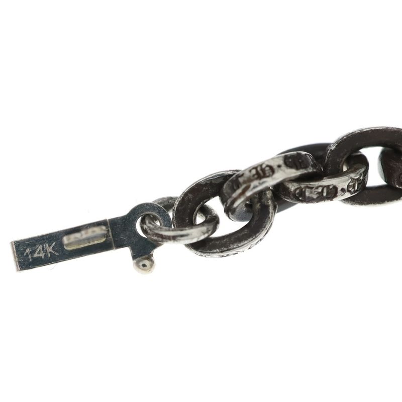 Chrome Hearts Paper Chain 18 Necklace Silver