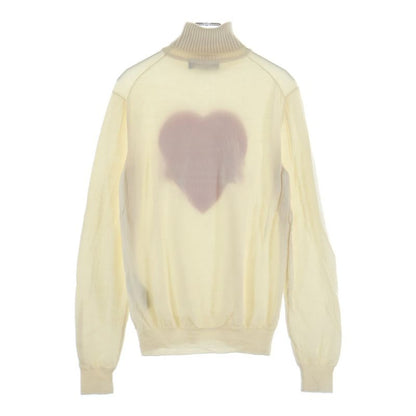 Louis Vuitton Front Embroidery Turtleneck Knit Sweater White Zll