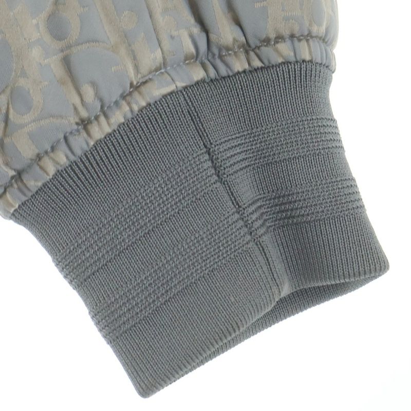 Dior Oblique Reversible Bomber Jacket Gray