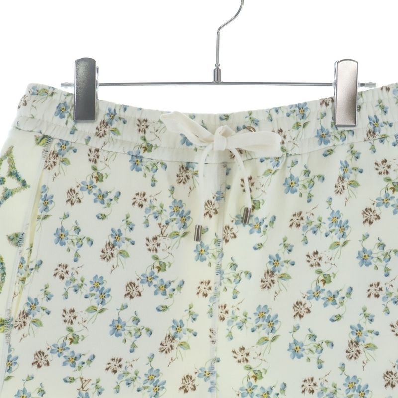 Louis Vuitton Remix Floral Print Bermuda Shorts White