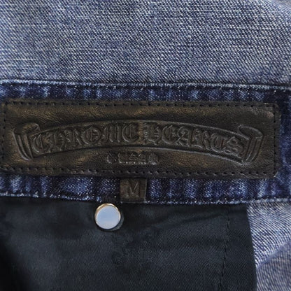 Chrome Hearts Overall Cross Ball Button Denim Overalls Flat