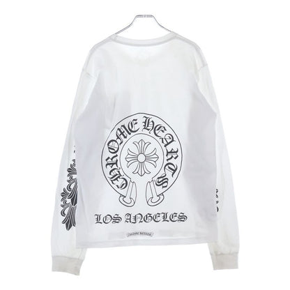 Chrome Hearts Flrl Crs Horseshoe L S Back Horse Shoe Los Angeles Limited Sleeve