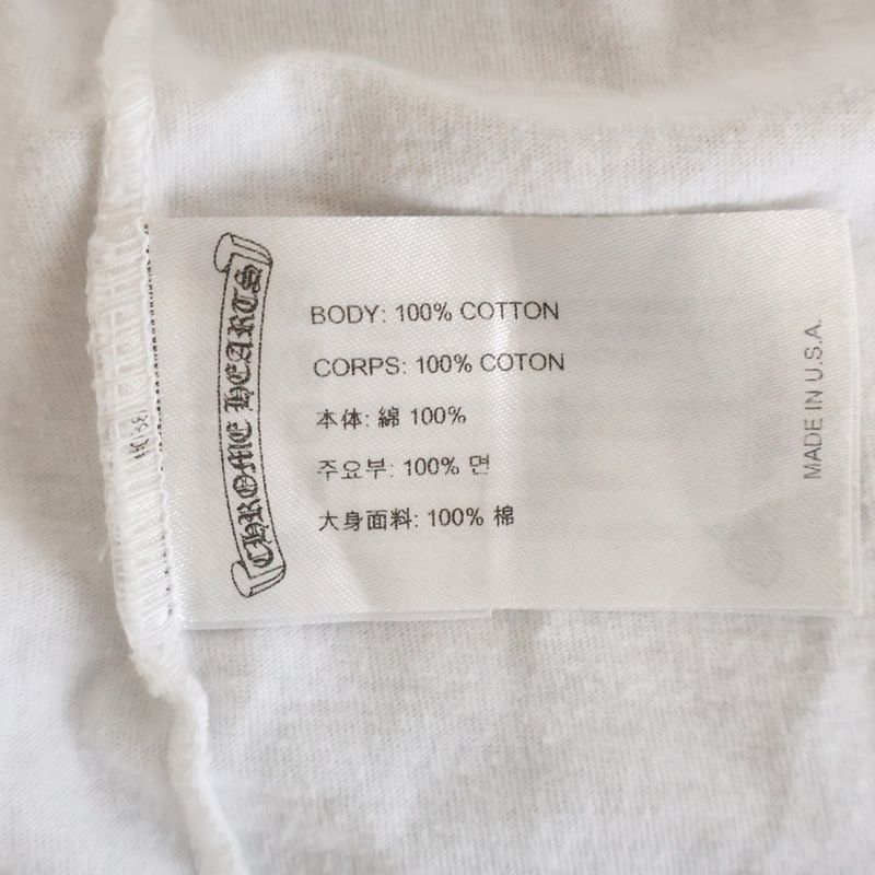 Chrome Hearts Flrl Crs Horseshoe L S Back Horse Shoe Los Angeles Limited Sleeve