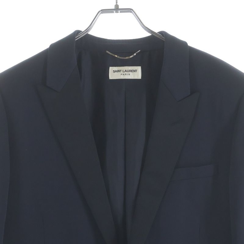 Saint Laurent Paris Eddie Era Smoking Jacket Navy