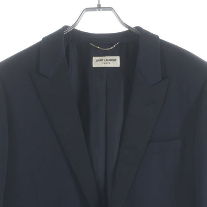 Saint Laurent Paris Eddie Era Smoking Jacket Navy