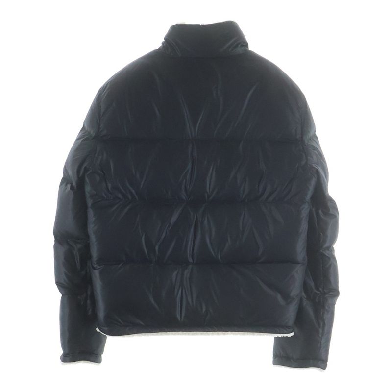Saint Laurent Paris Faux Shearling Mouton Down Puffer Jacket Black