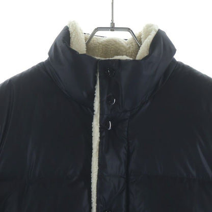 Saint Laurent Paris Faux Shearling Mouton Down Puffer Jacket Black