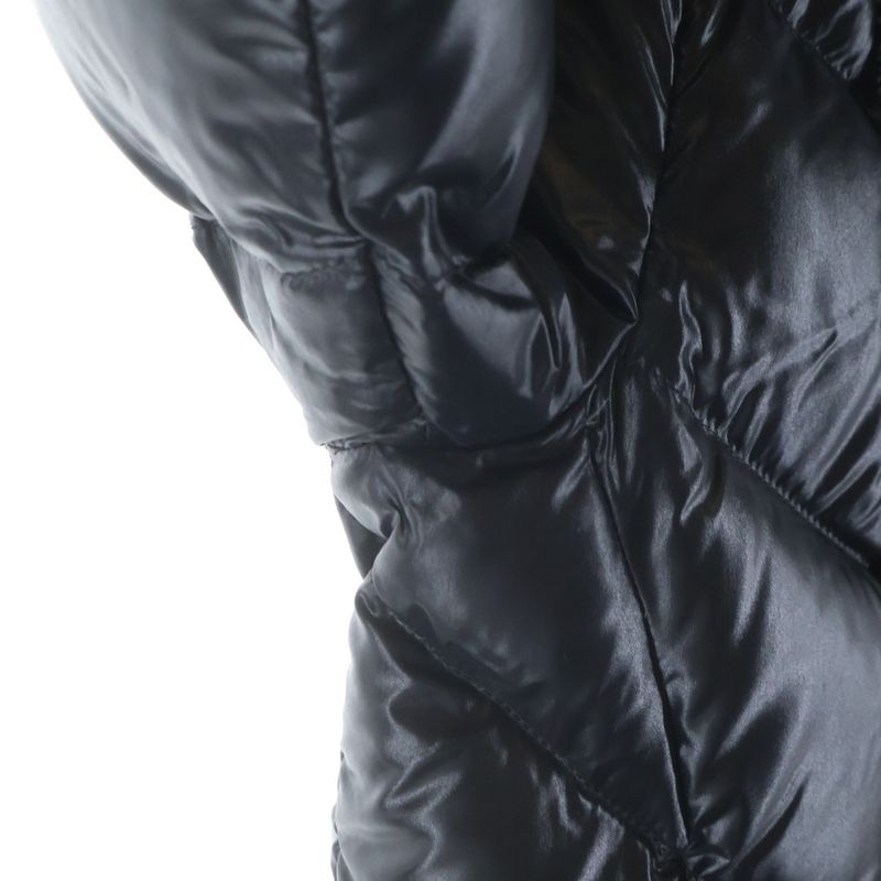 Moncler Fulmarus Fur Down Coat Black