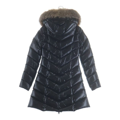 Moncler Fulmarus Fur Down Coat Black