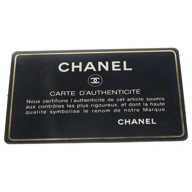 Chanel CC Logo Gabriel Backpack 2-Way Shoulder Bag Chain Blue Navy Leather
