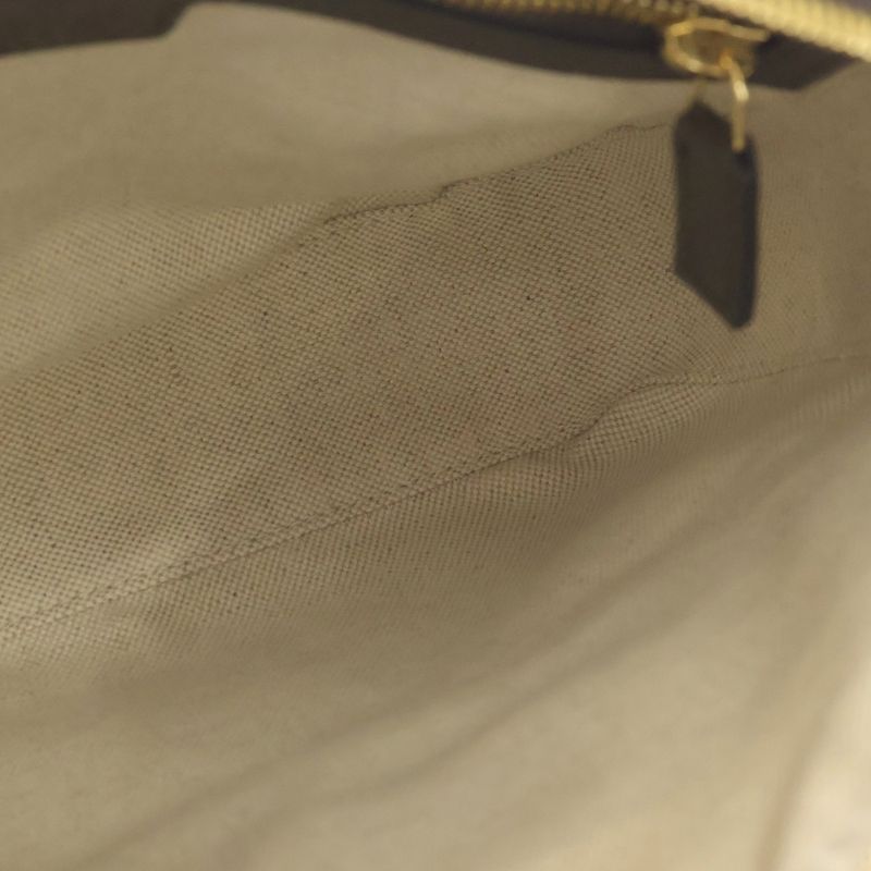 Gucci Jumbo GG Canvas Leather Messenger Bag Brown Beige