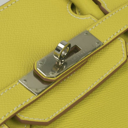 Hermes Birkin 30 Candy 30 Tote Epsom Soufre Gray Mouette Yellow