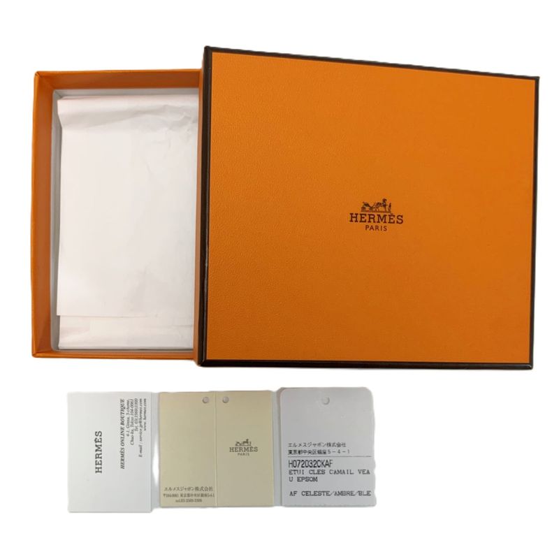 Hermes Camail Key Holder Charm Keychain