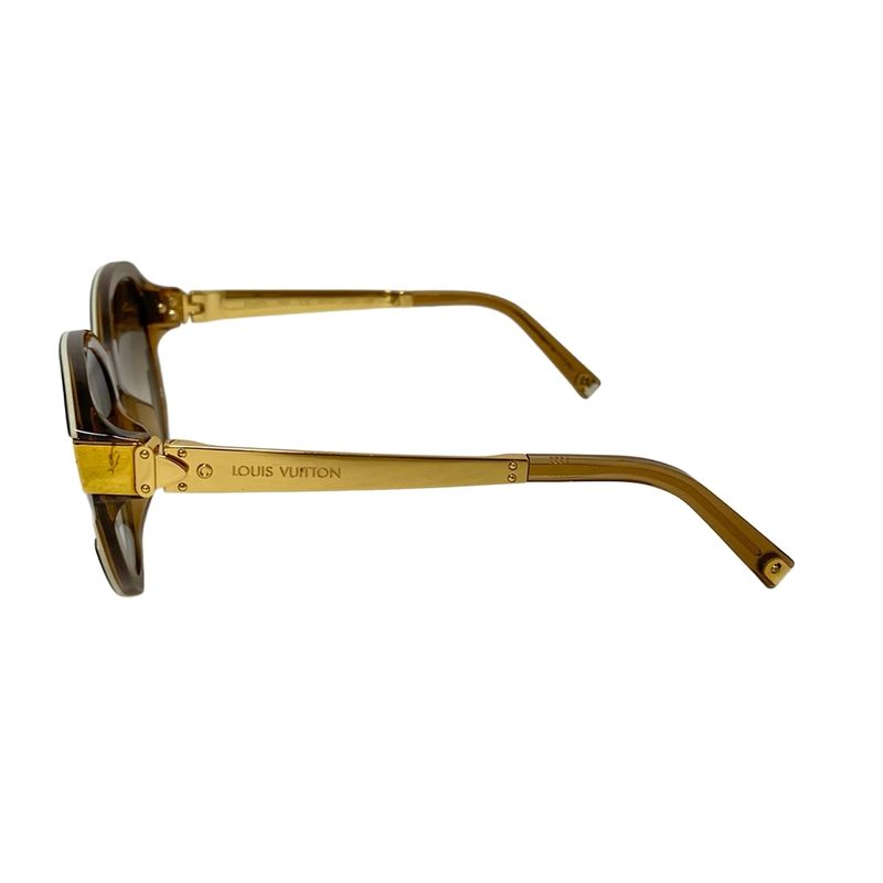 Louis Vuitton Sunglasses Petit Speech Cat Eye Brown Eyewear