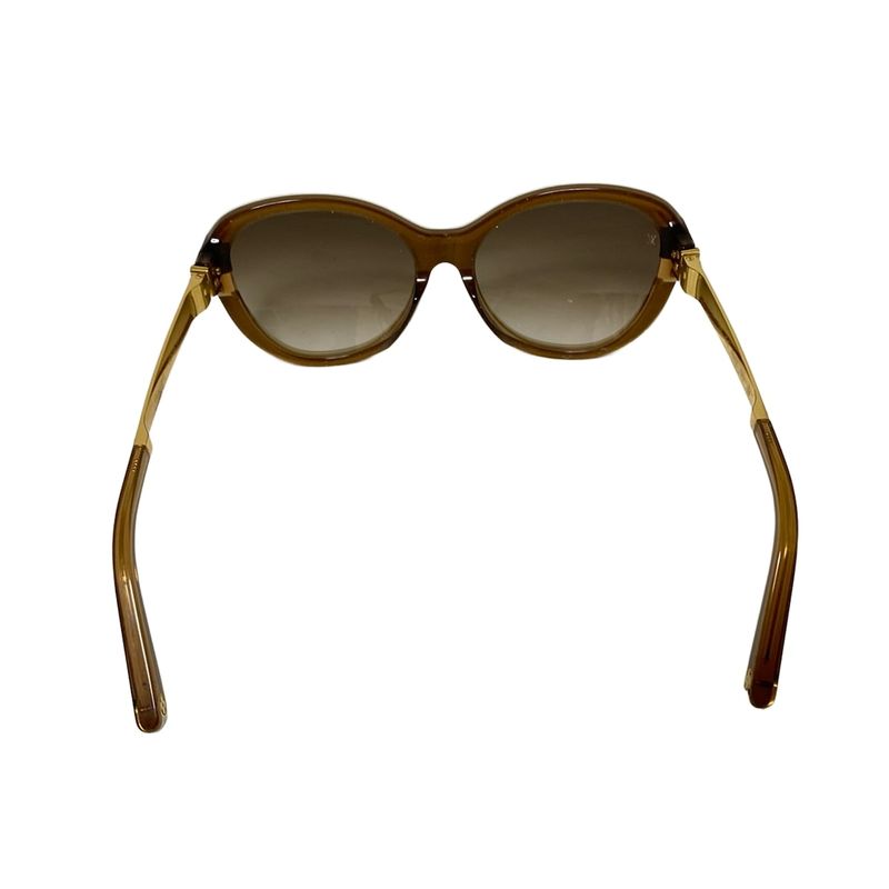 Louis Vuitton Sunglasses Petit Speech Cat Eye Brown Eyewear
