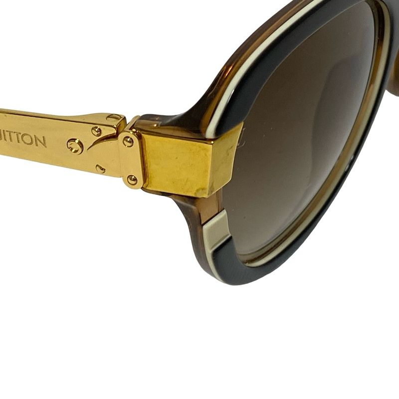 Louis Vuitton Sunglasses Petit Speech Cat Eye Brown Eyewear