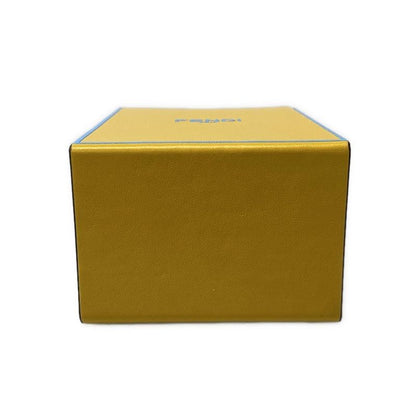 Fendi Shoulder Bag Pack Yellow Light Blue Leather