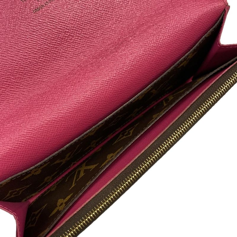 Louis Vuitton Wallet Blooming Flower Collection Portefeuille Emily Fuchsia