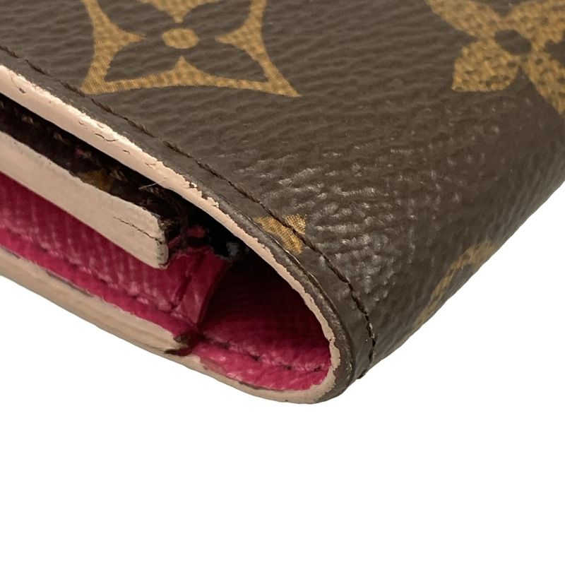 Louis Vuitton Wallet Blooming Flower Collection Portefeuille Emily Fuchsia