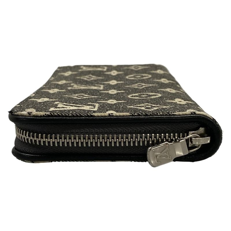 Louis Vuitton Wallet Monogram Jacquard Denim Zippy Gray