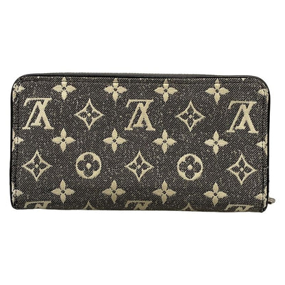Louis Vuitton Wallet Monogram Jacquard Denim Zippy Gray