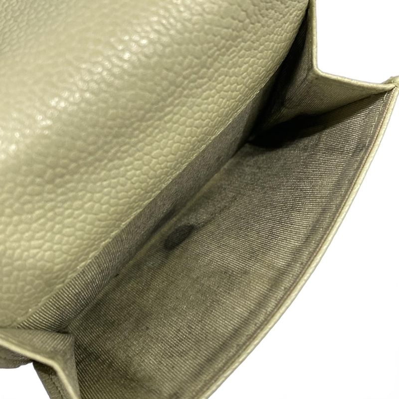 Chanel Trifold Wallet Camellia Light Green