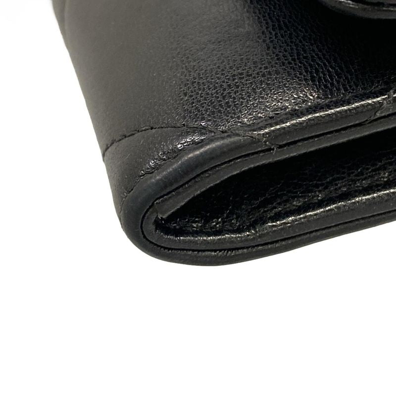 Chanel Wallet Black Gold Lambskin