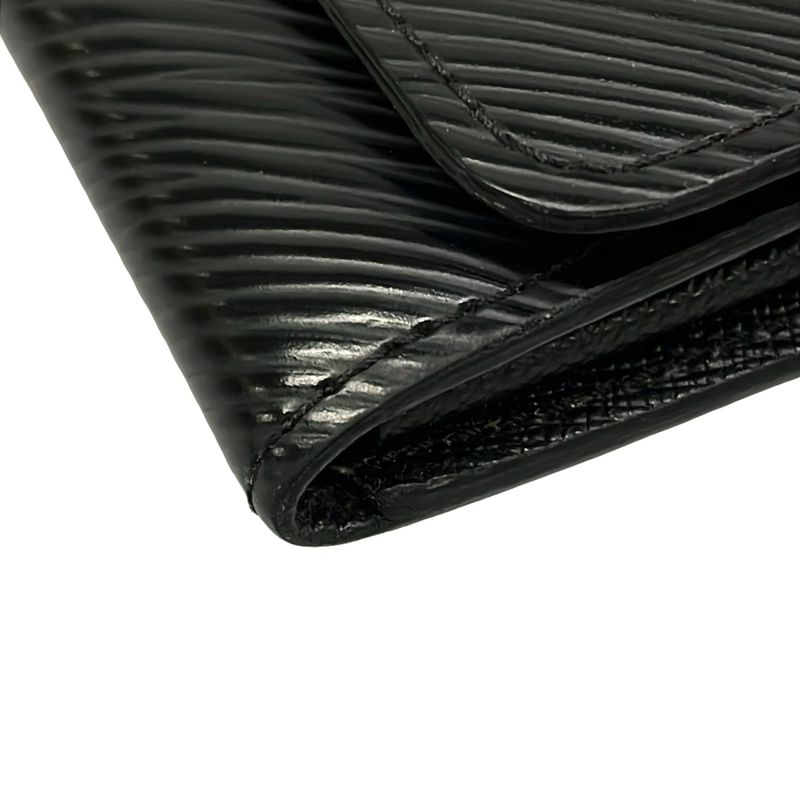 Louis Vuitton Wallet Twist Portefeuille Noir Black Leather Cowhide