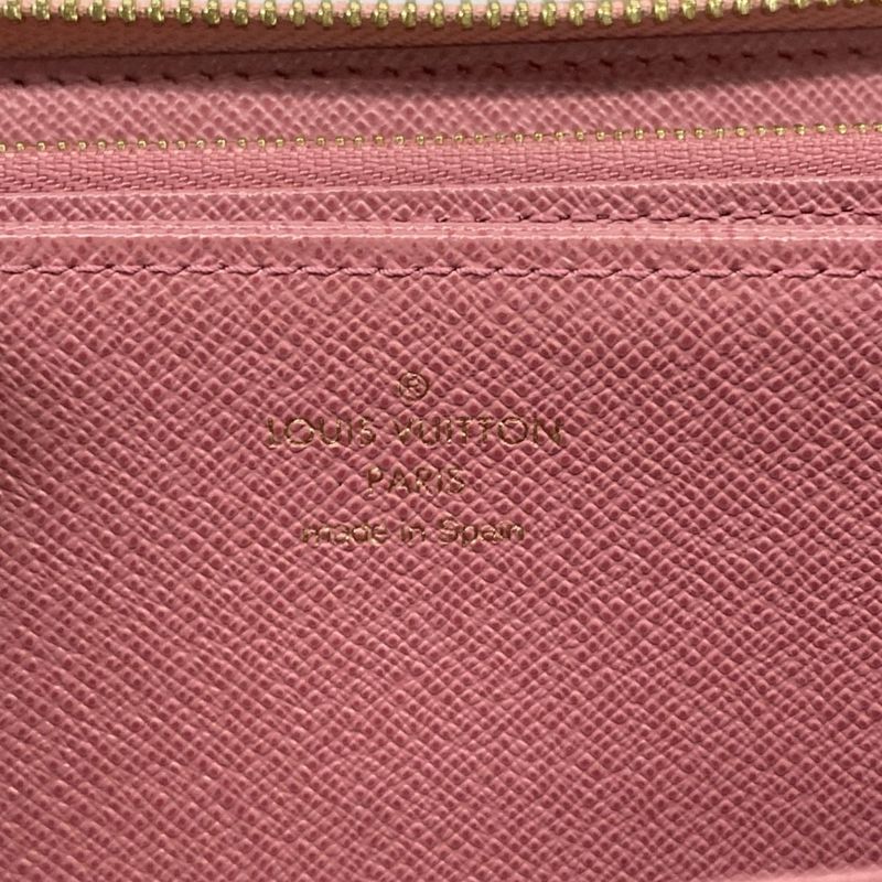 Louis Vuitton Wallet Monogram Jacquard Denim Zippy Pink
