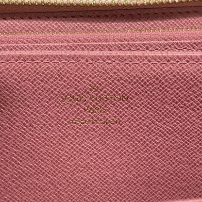 Louis Vuitton Wallet Monogram Jacquard Denim Zippy Pink