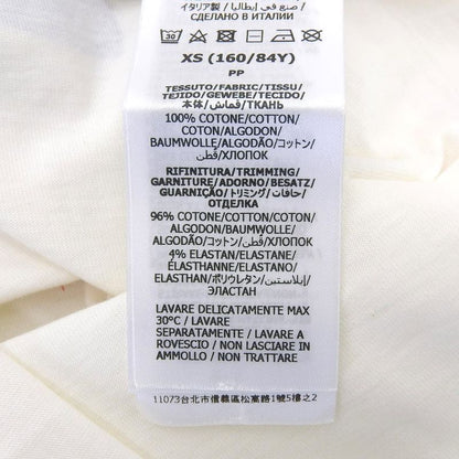 Gucci Logo Cropped T-Shirt Top White XS