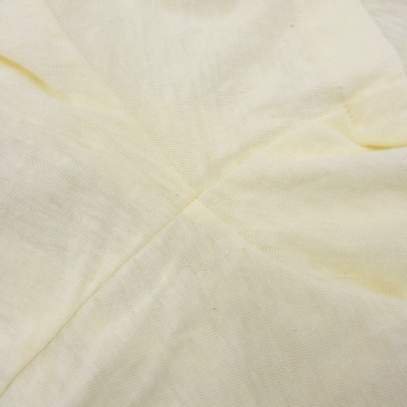 Dior Ja' 8 Logo Short Sleeve Cotton T-Shirt Top Ivory XS