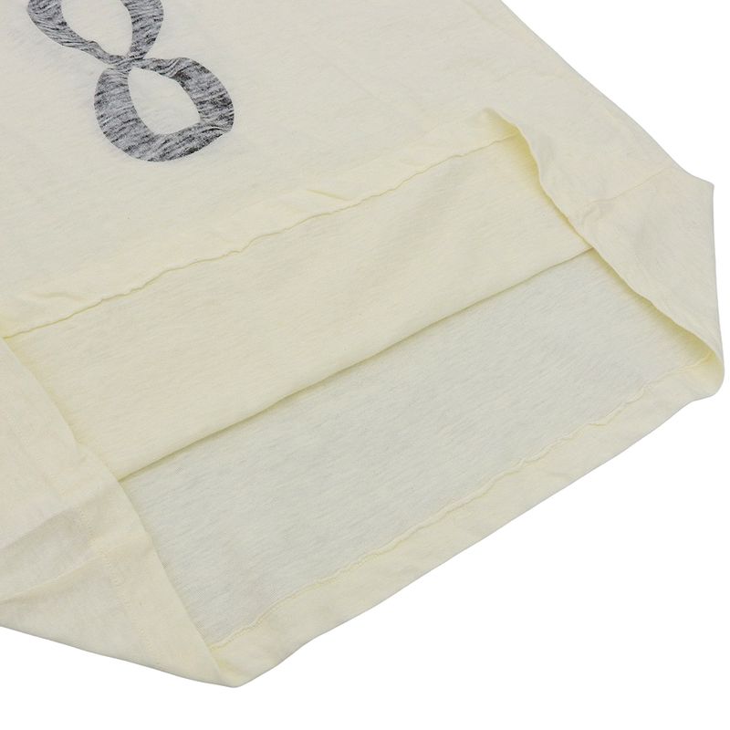 Dior Ja' 8 Logo Short Sleeve Cotton T-Shirt Top Ivory XS