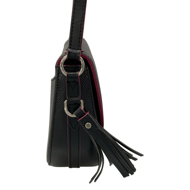 Louis Vuitton Shoulder Bag Epi Sangle Noir Black Leather