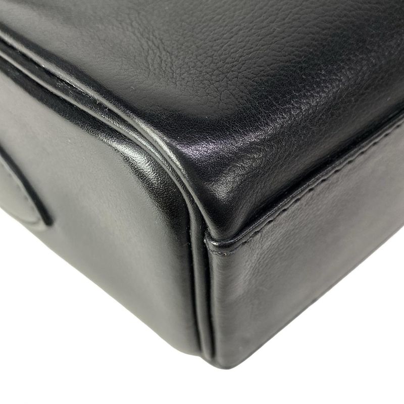 Hermes Shoulder Bag Kelly Messenger PM Black Silver