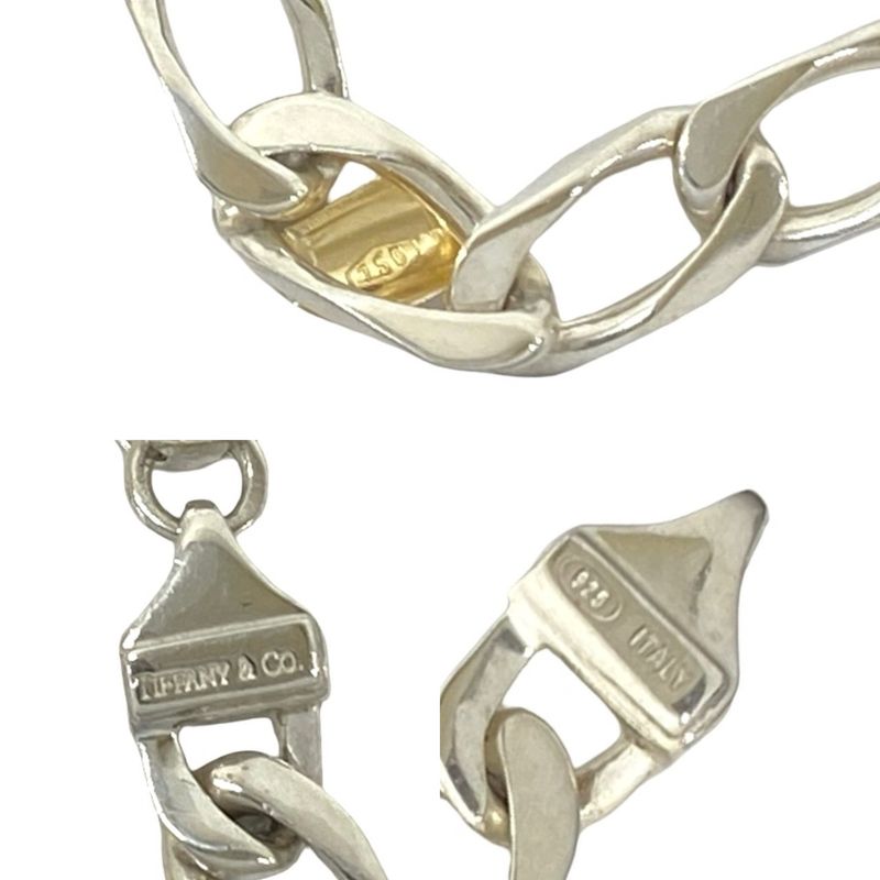 Tiffany & Co Figaro Bracelet 18k Yellow Gold Chain Bangle