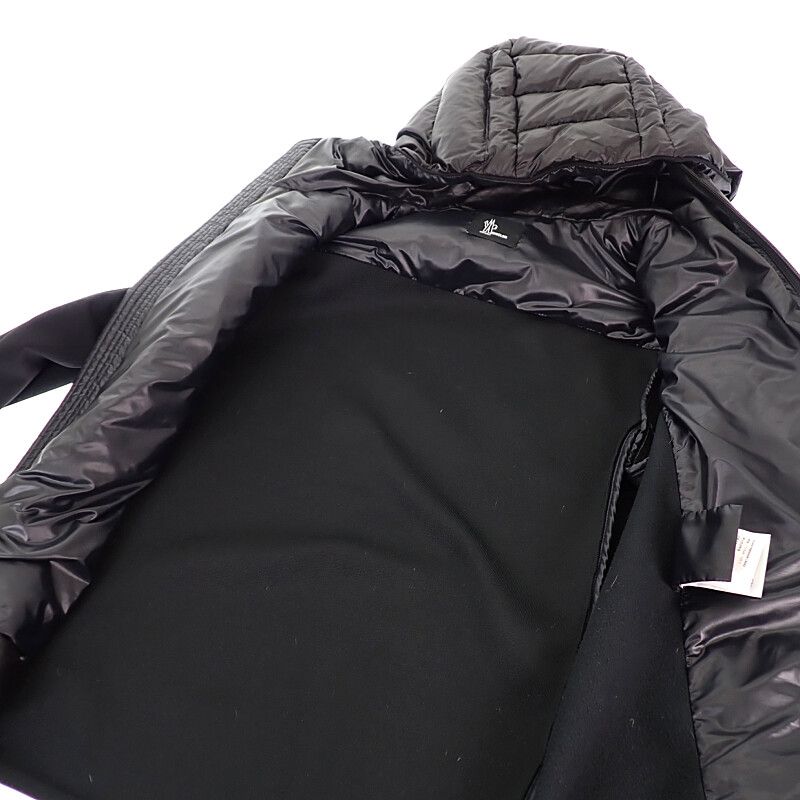 Moncler Grenoble Down Cut Replacement Jacket S Nylon Black