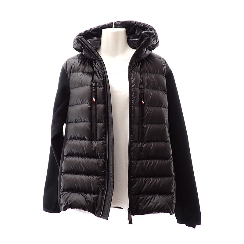 Moncler Grenoble Down Cut Replacement Jacket S Nylon Black
