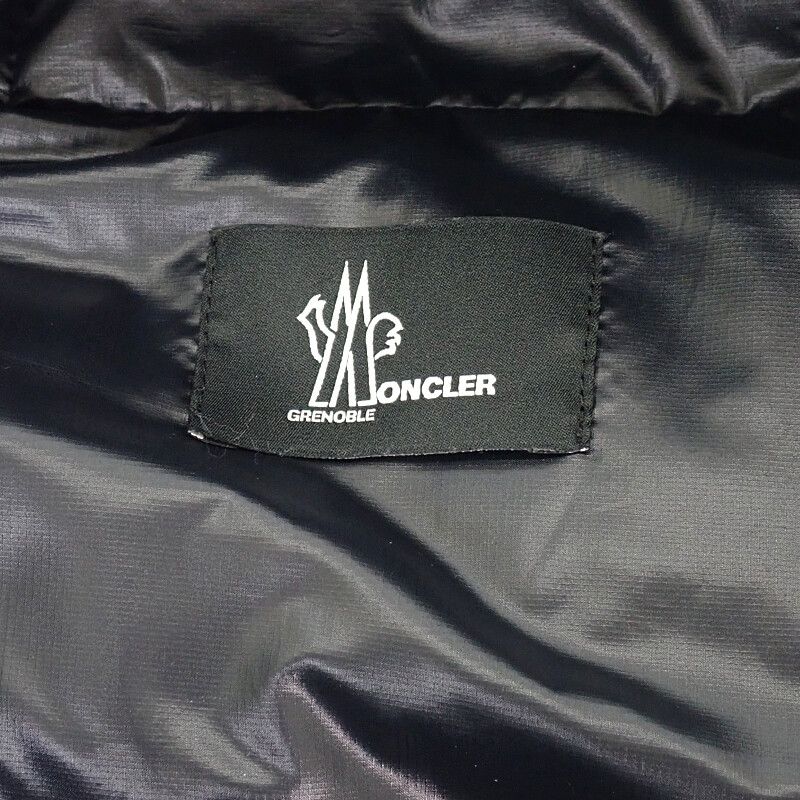 Moncler Grenoble Down Cut Replacement Jacket S Nylon Black