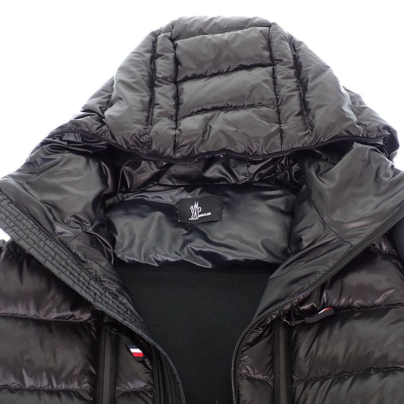 Moncler Grenoble Down Cut Replacement Jacket S Nylon Black