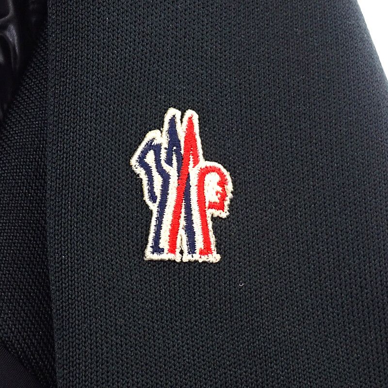 Moncler Grenoble Down Cut Replacement Jacket S Nylon Black