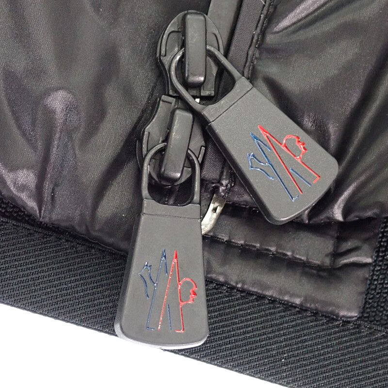 Moncler Grenoble Down Cut Replacement Jacket S Nylon Black