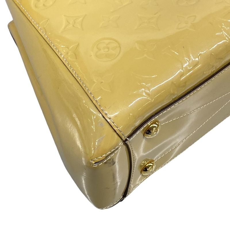 Louis Vuitton Handbag Monogram Vernis Montaigne BB Dune Leather
