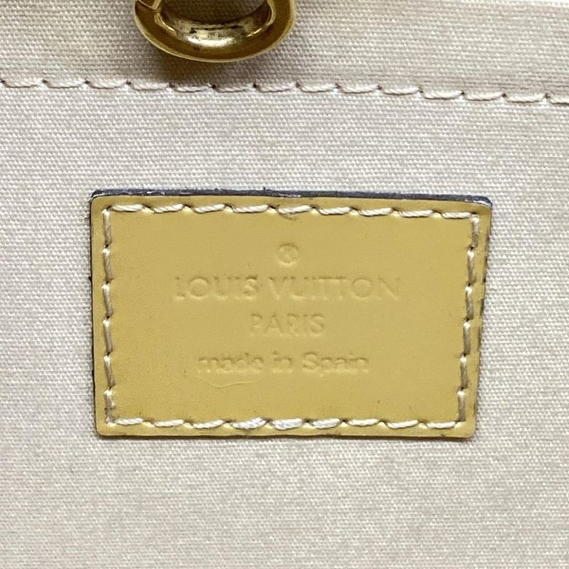 Louis Vuitton Handbag Monogram Vernis Montaigne BB Dune Leather