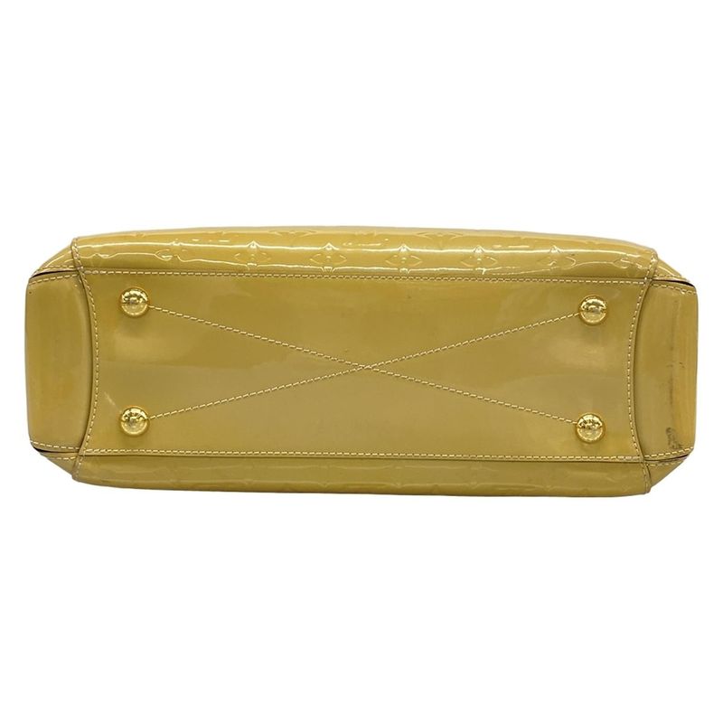 Louis Vuitton Handbag Monogram Vernis Montaigne BB Dune Leather