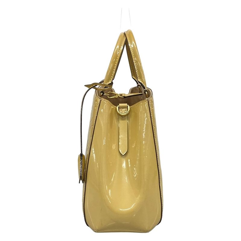Louis Vuitton Handbag Monogram Vernis Montaigne BB Dune Leather