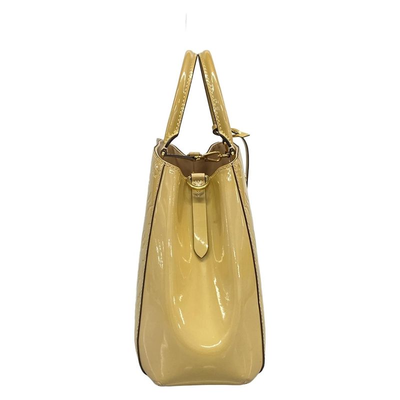 Louis Vuitton Handbag Monogram Vernis Montaigne BB Dune Leather