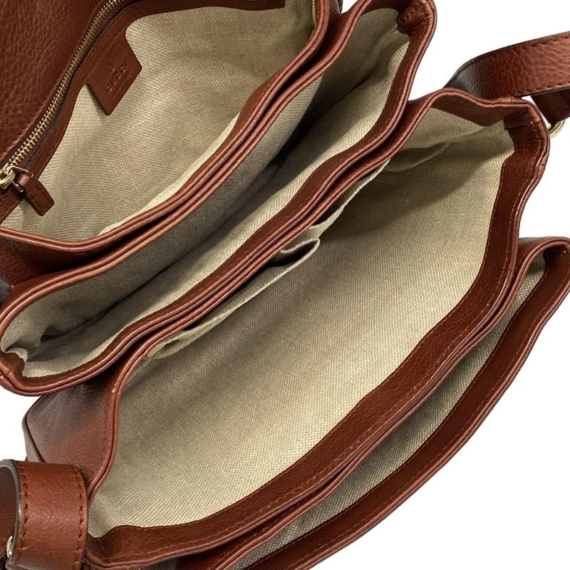 Gucci Shoulder Bag Marrakech Bordeaux Leather