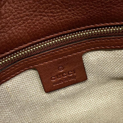 Gucci Shoulder Bag Marrakech Bordeaux Leather