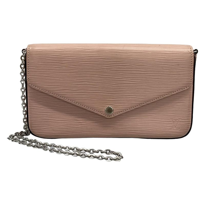 Louis Vuitton Wallet Epi Pochette Felicie Rosevalerine Leather Cowhide